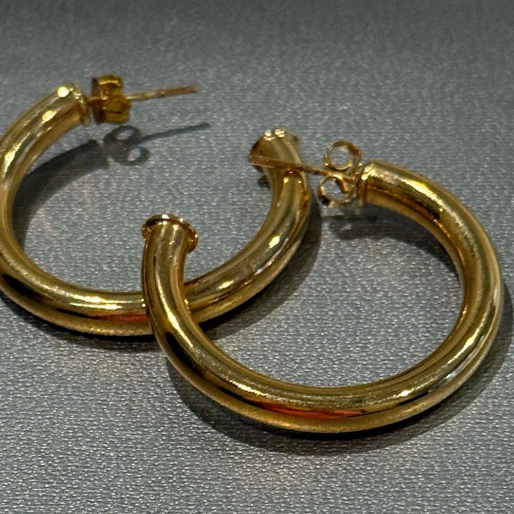 Chic Gold Hoop Earrings